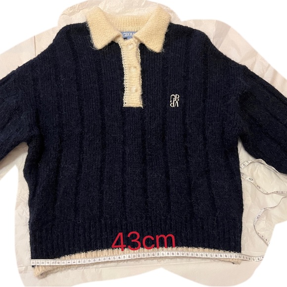 GROVE Navy sweater korean brand - Picture 3 of 8